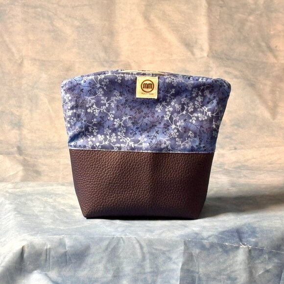 Blue Zip Pouch - Picture 1 of 1